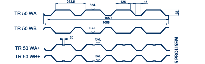 DEKPROFILE TR 50 Schéma