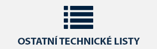 Technické listy - Ostatní