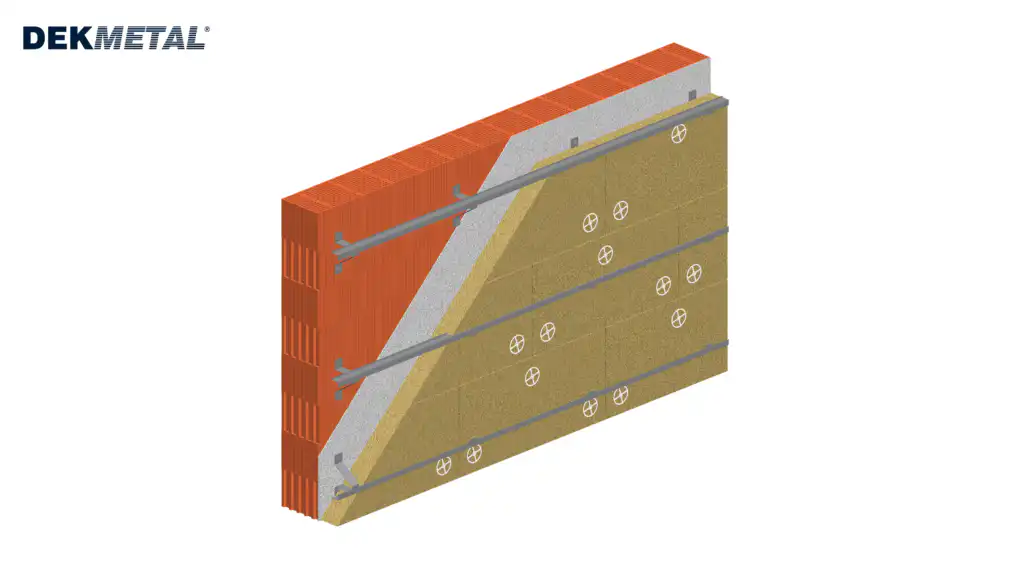 Aplikace a fixace tepelné izolace (např. minerální vata) 