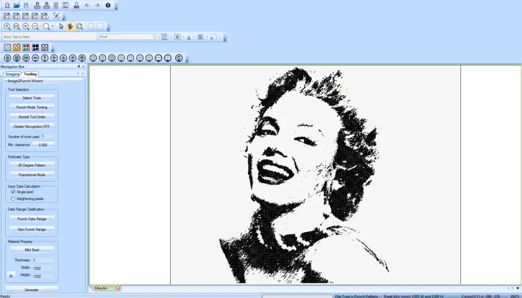 Softwarová příprava grafiky pro CNC fasádní perforaci